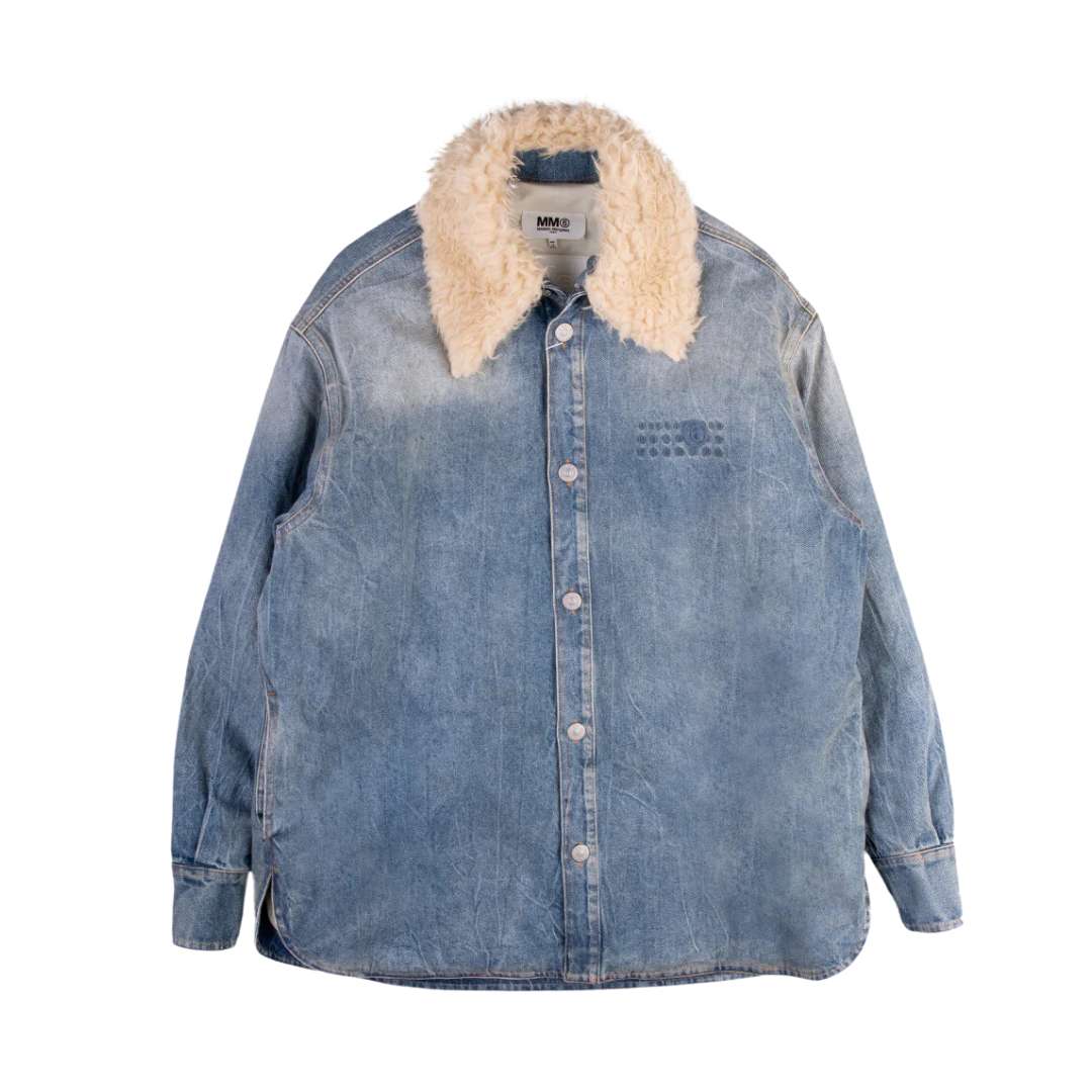 Padded denim jacket