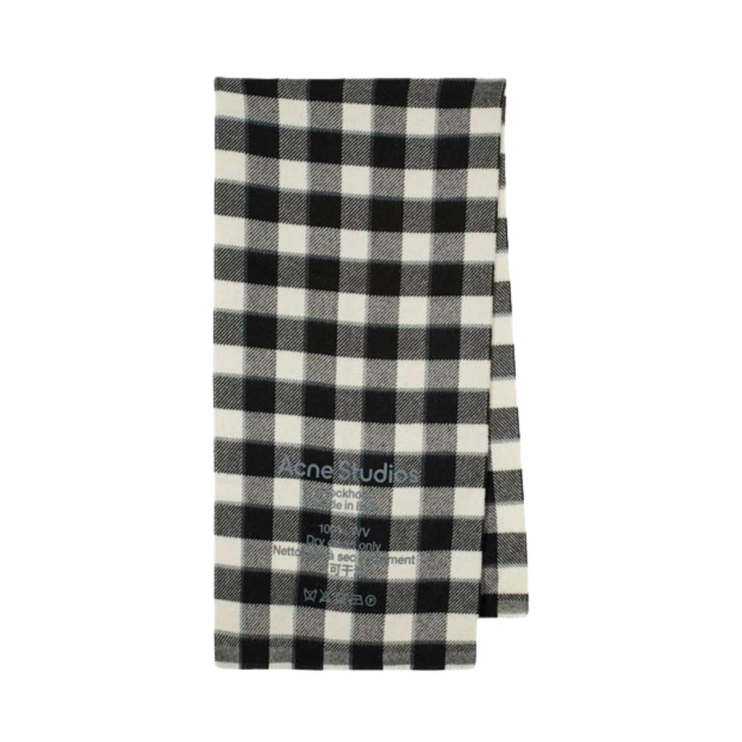 Wool Scarf Shawl Black