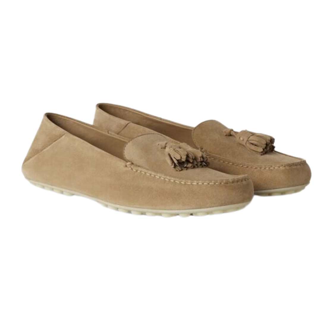 Dot sole moccasins