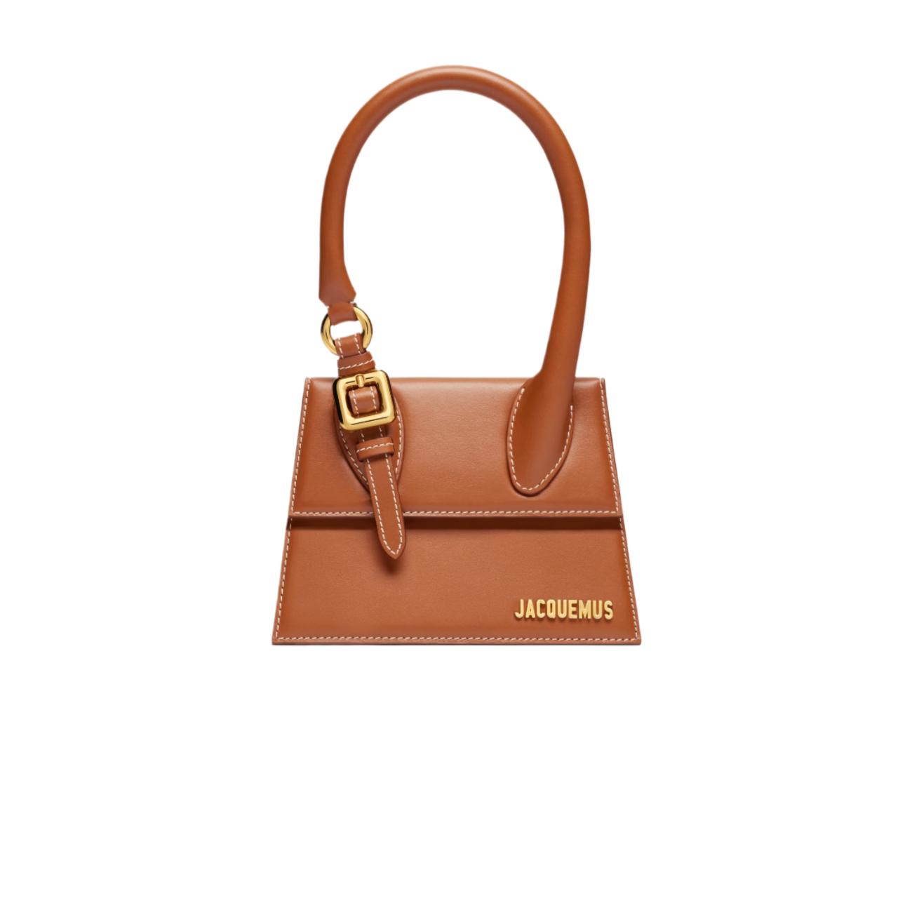 Smooth leather Moyen buckle bag