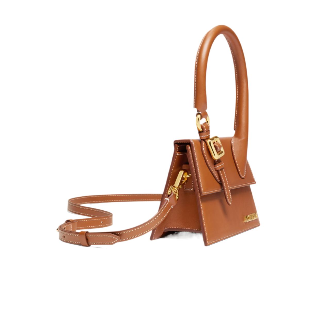 Smooth leather Moyen buckle bag