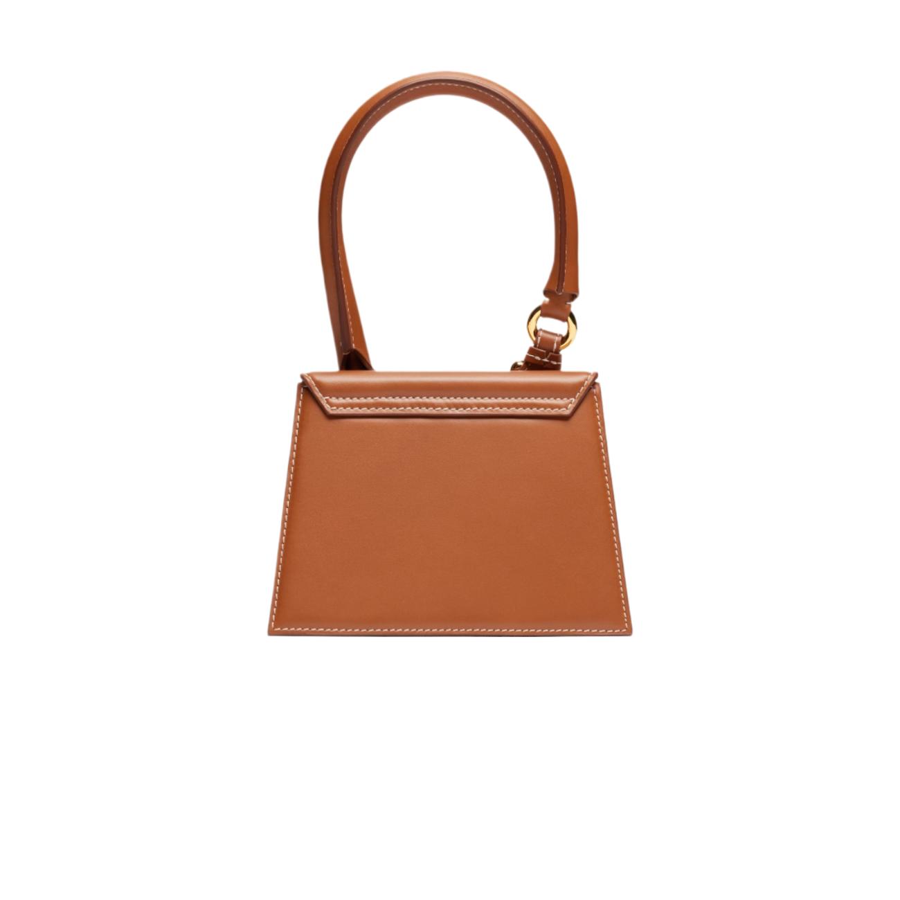 Smooth leather Moyen buckle bag