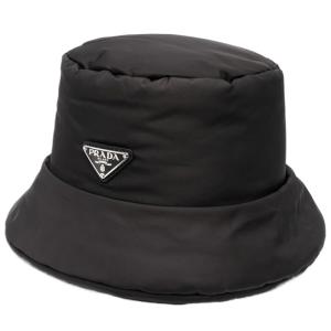 PRADA RE-NYLON PADDED BUCKET HAT BLACK