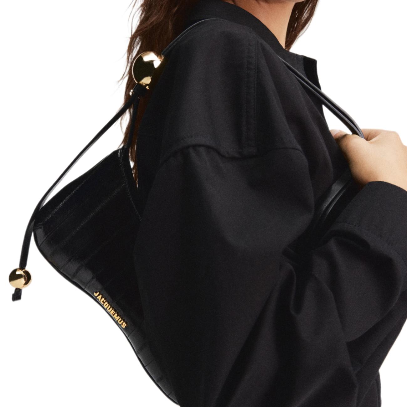 BISOU Pearl Leather Shoulder Bag