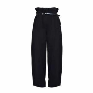 Belted sports track pants