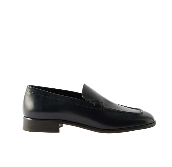 MENSY square toe leather loafers