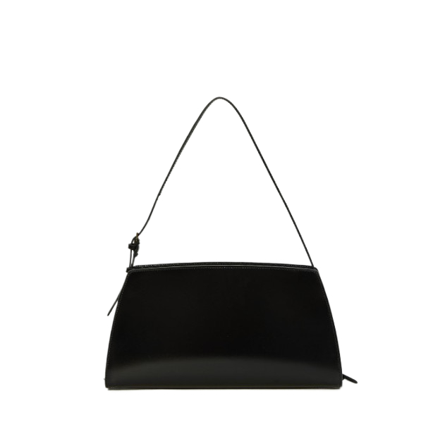 DALIA leather baguette shoulder bag