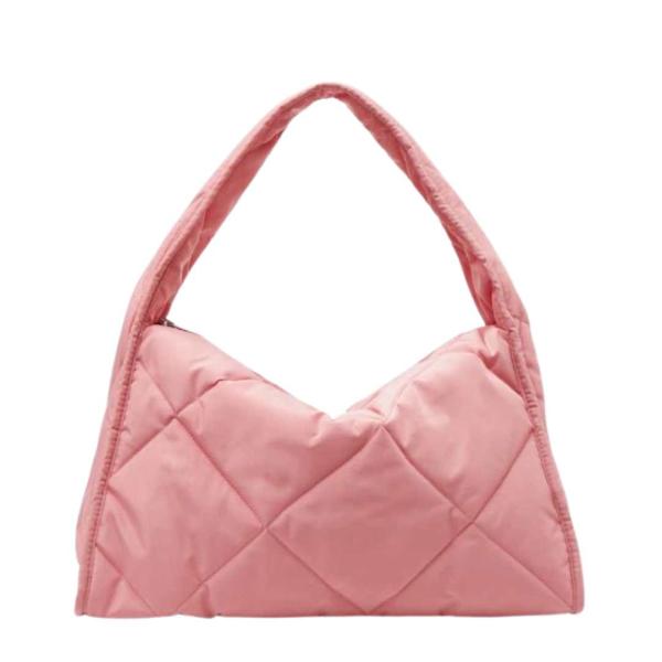 COS Diamond Quilted Shoulder Bag Mist Powder