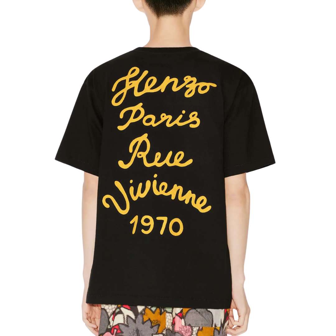 Rue Vivienne' embroidered oversize T-shirt