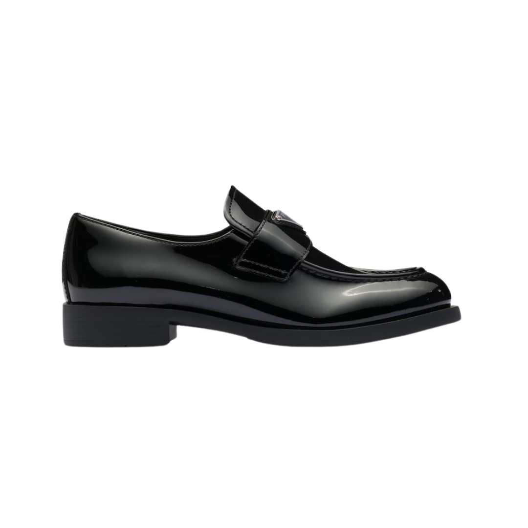 Patent leather loafers