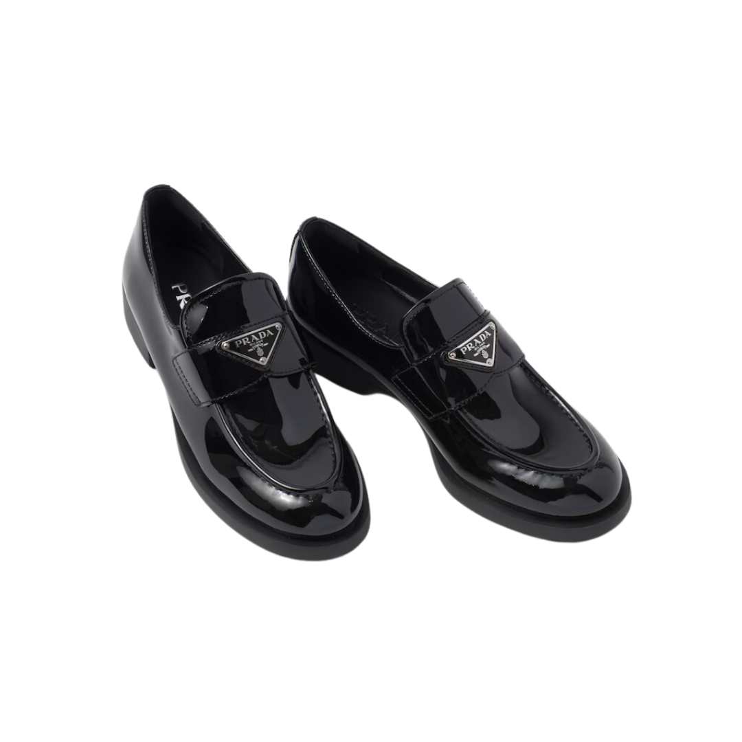 Patent leather loafers