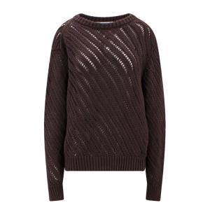 DIAGONAL OPENWORK JUMPER