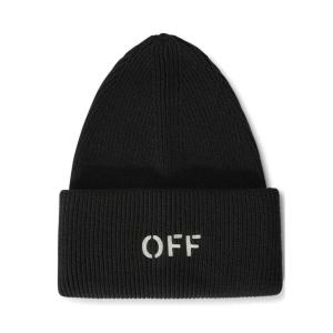 Off stamp knit beanie