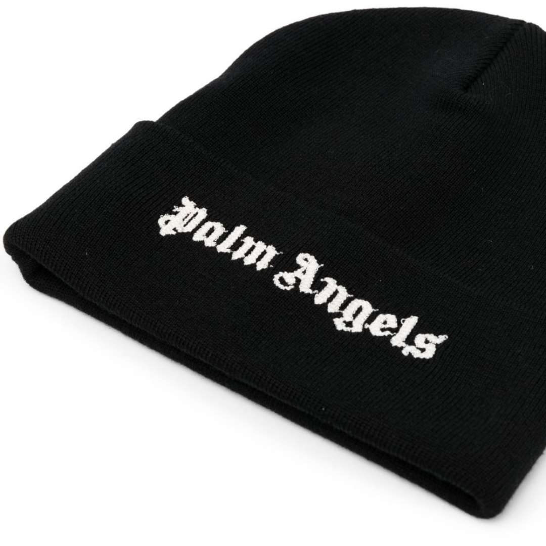 Logo wool beanie