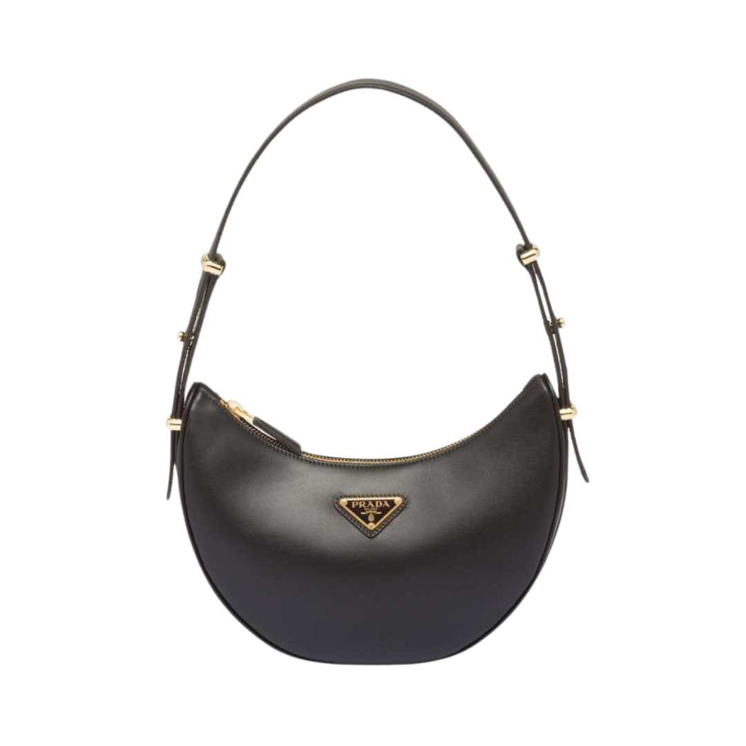 Arque leather shoulder bag