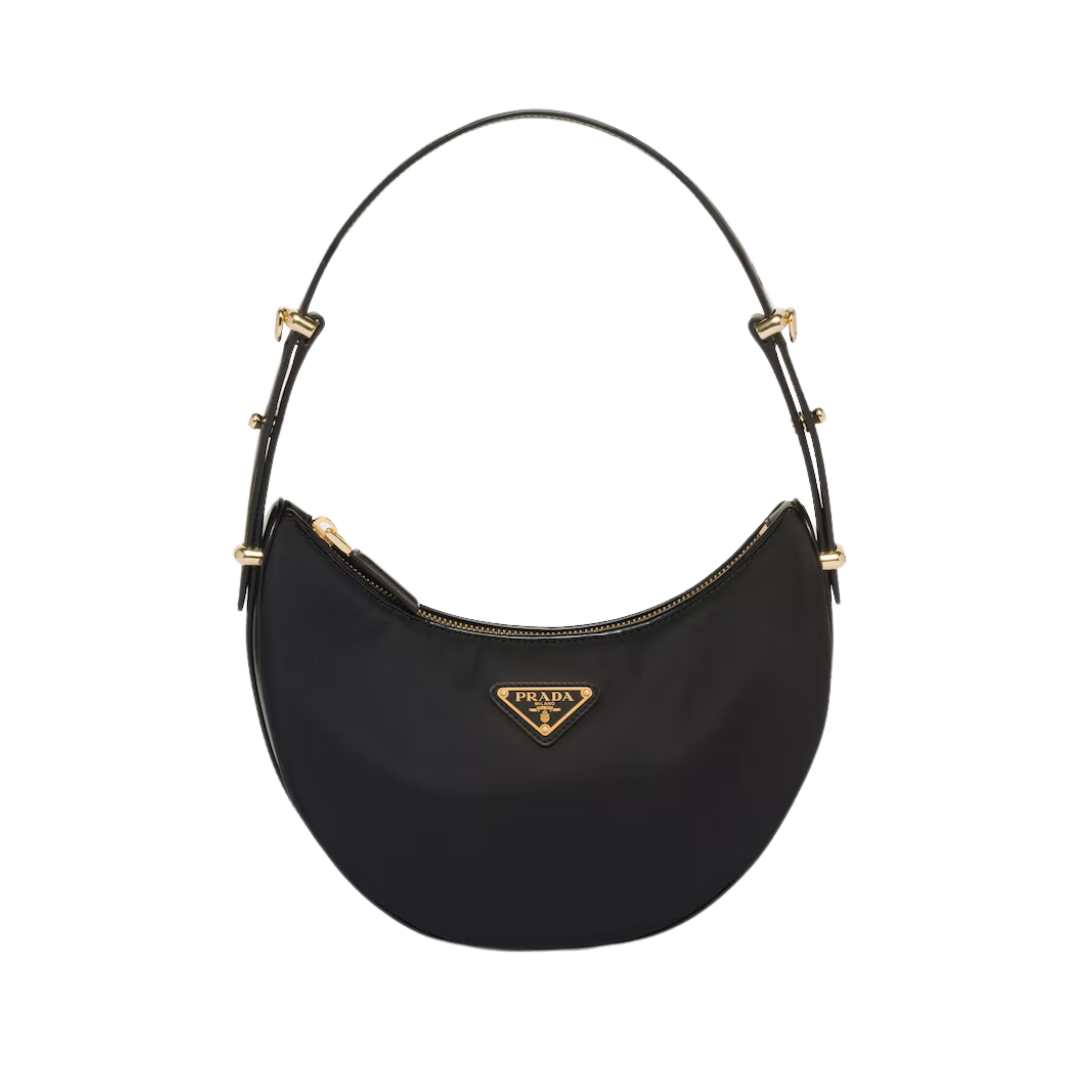 Arque Re-nylon leather shoulder bag