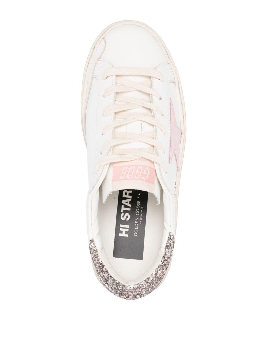 Histar sneakers glitter heel pink star