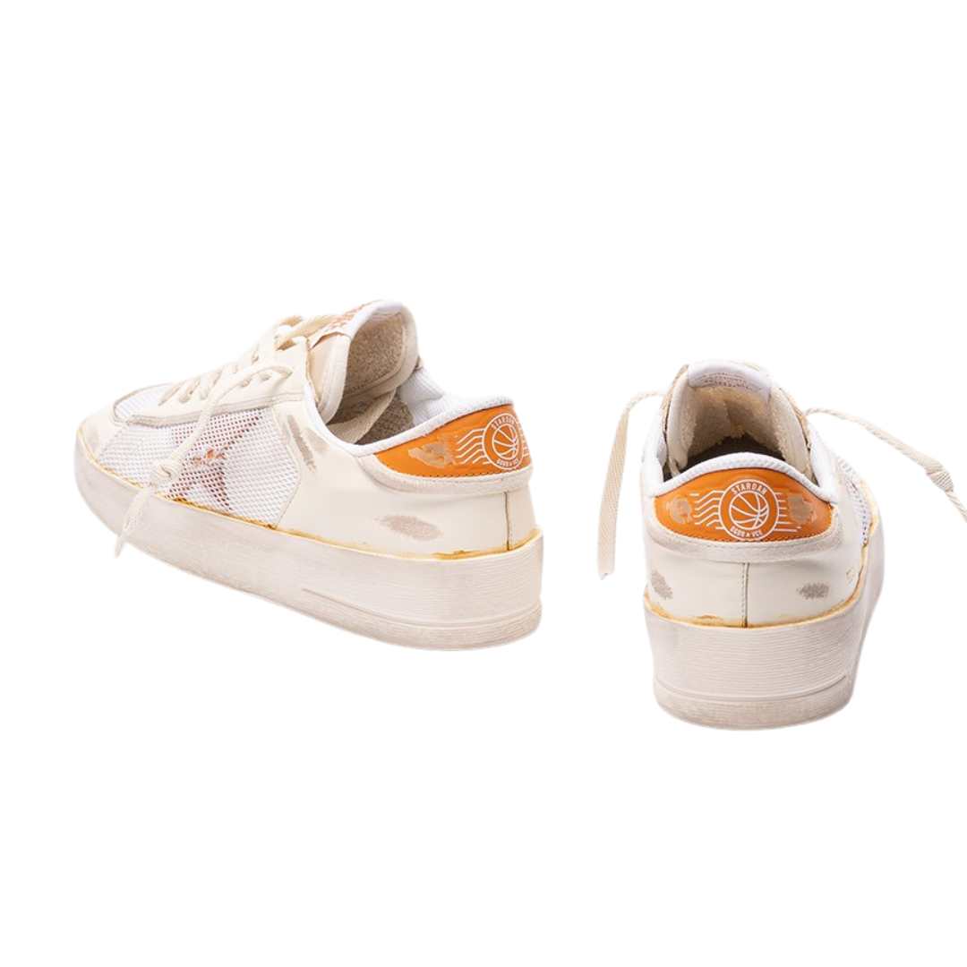 Suede & Nylon Mesh Star Dan Sneakers