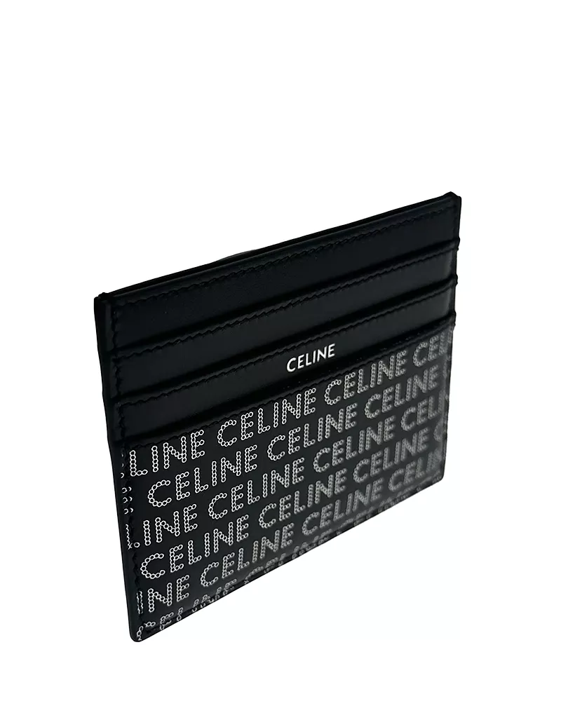 Lettering logo large card holder