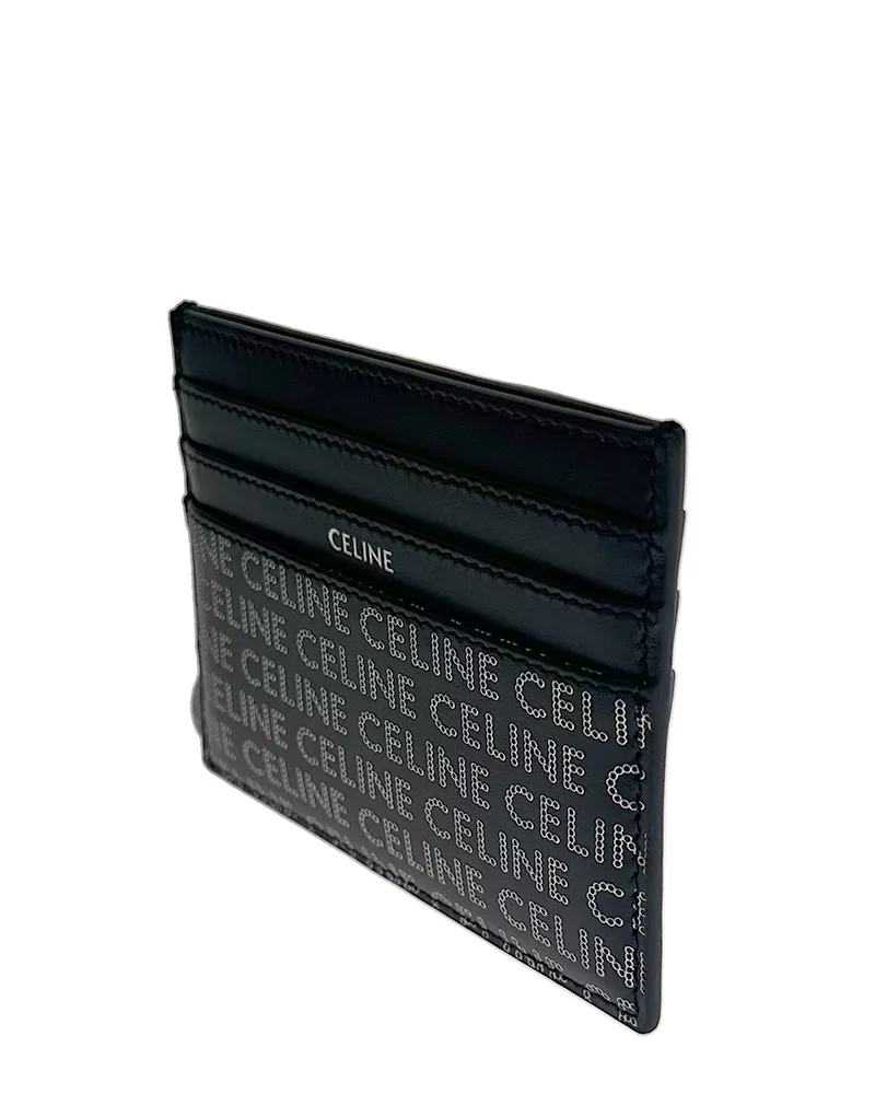 Lettering logo large card holder