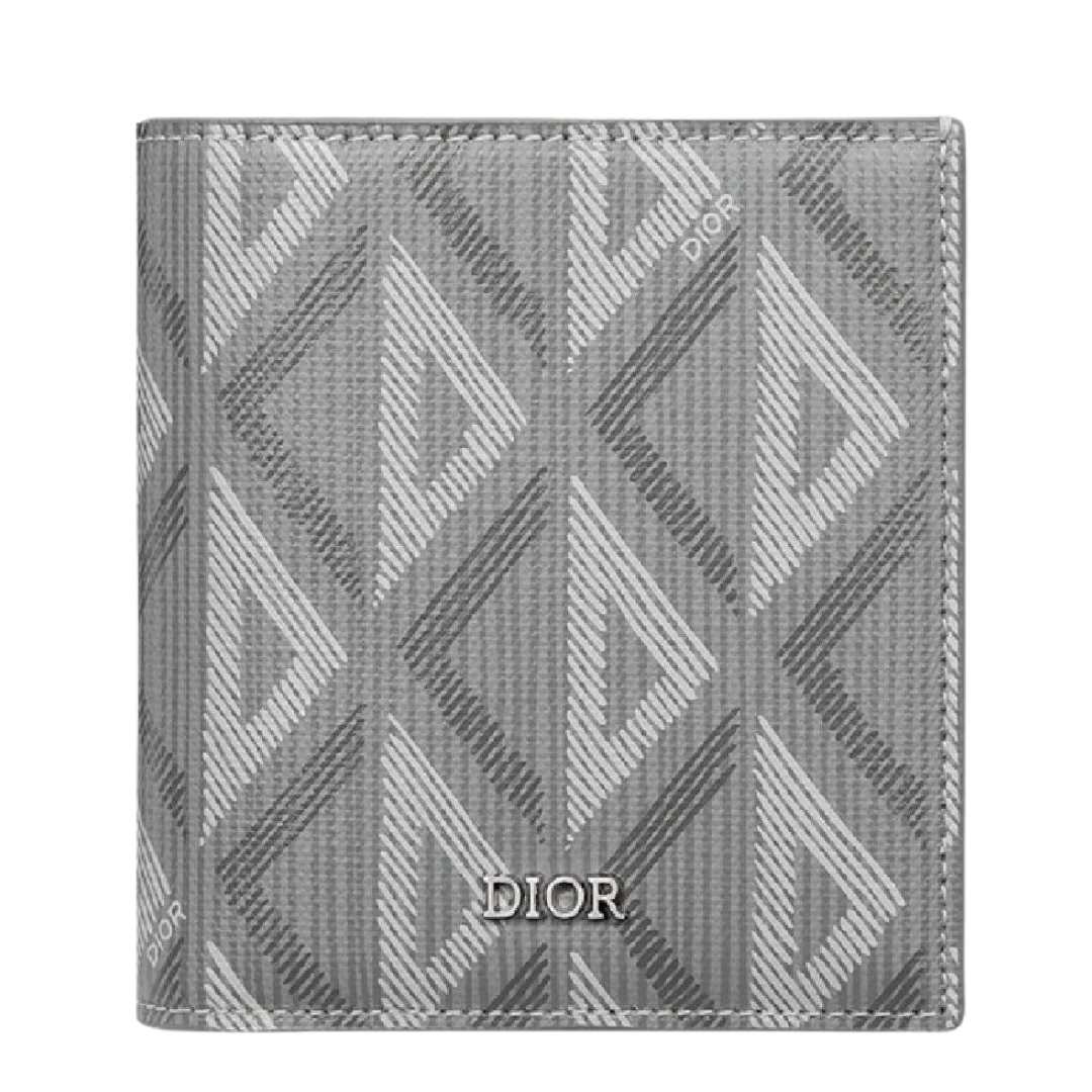 CD Diamond canvas 3-fold wallet