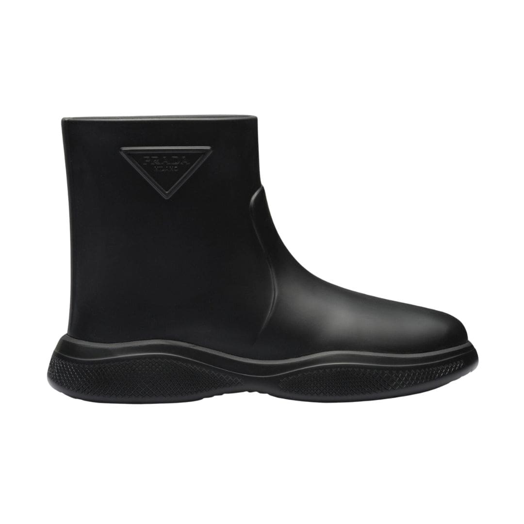 Prada Mellow Rubber Boots Black