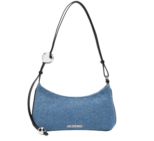 Le Bijou Pearl Denim Shoulder Bag