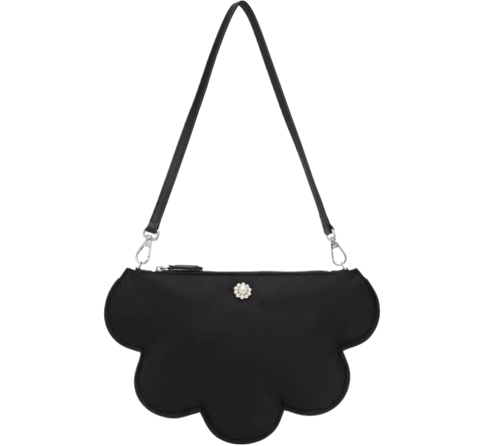 DAISY pearl embellished shoulder bag