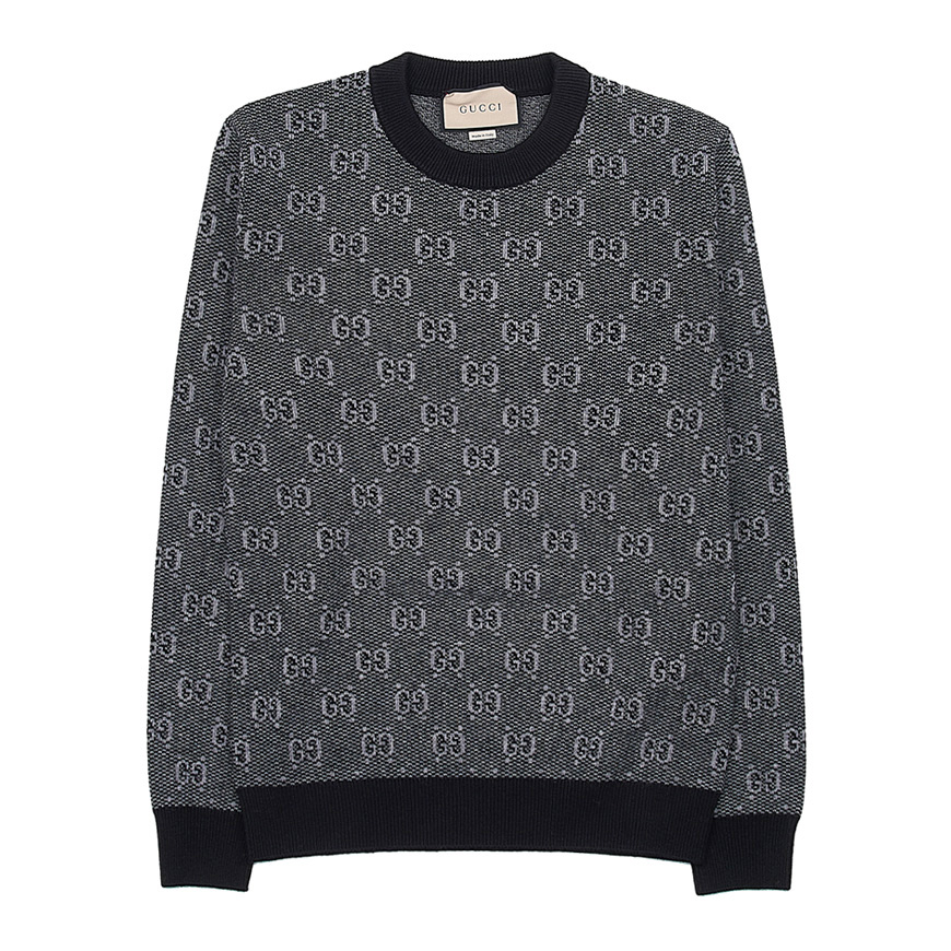 Men's GG wool jacquard sweater