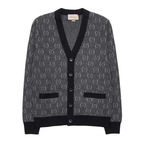 Men’s GG wool jacquard cardigan