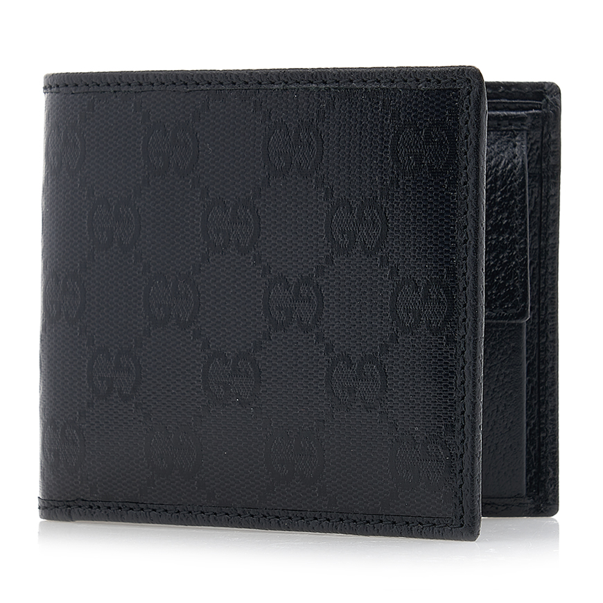 Men's GG motif half wallet