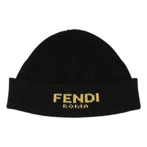 Fendi Roma Cotton Cashmere Beanie