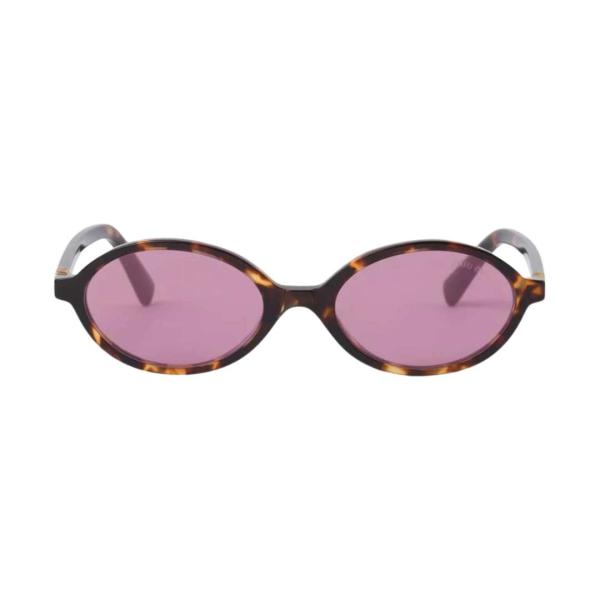 Miu Miu Regard sunglasses Amaranth Lenses Honey Tortoiseshell Acetate Alternative fit