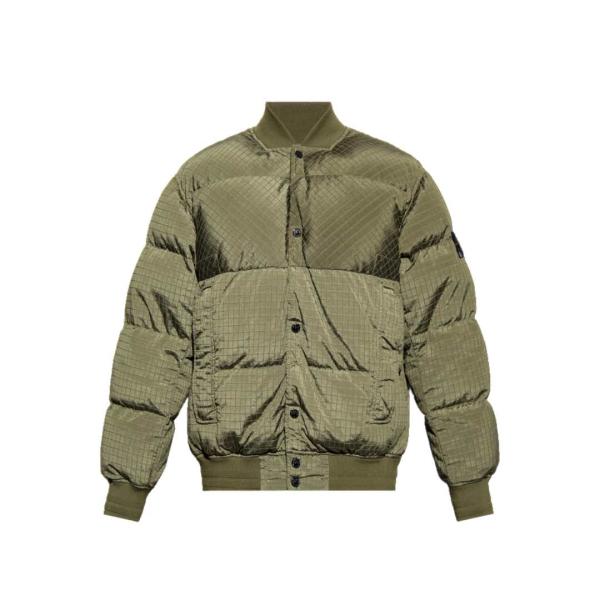 Macro Ripstop Nylon Metal Econyl Regenerated Nylon Down-TC Bomber Jacket