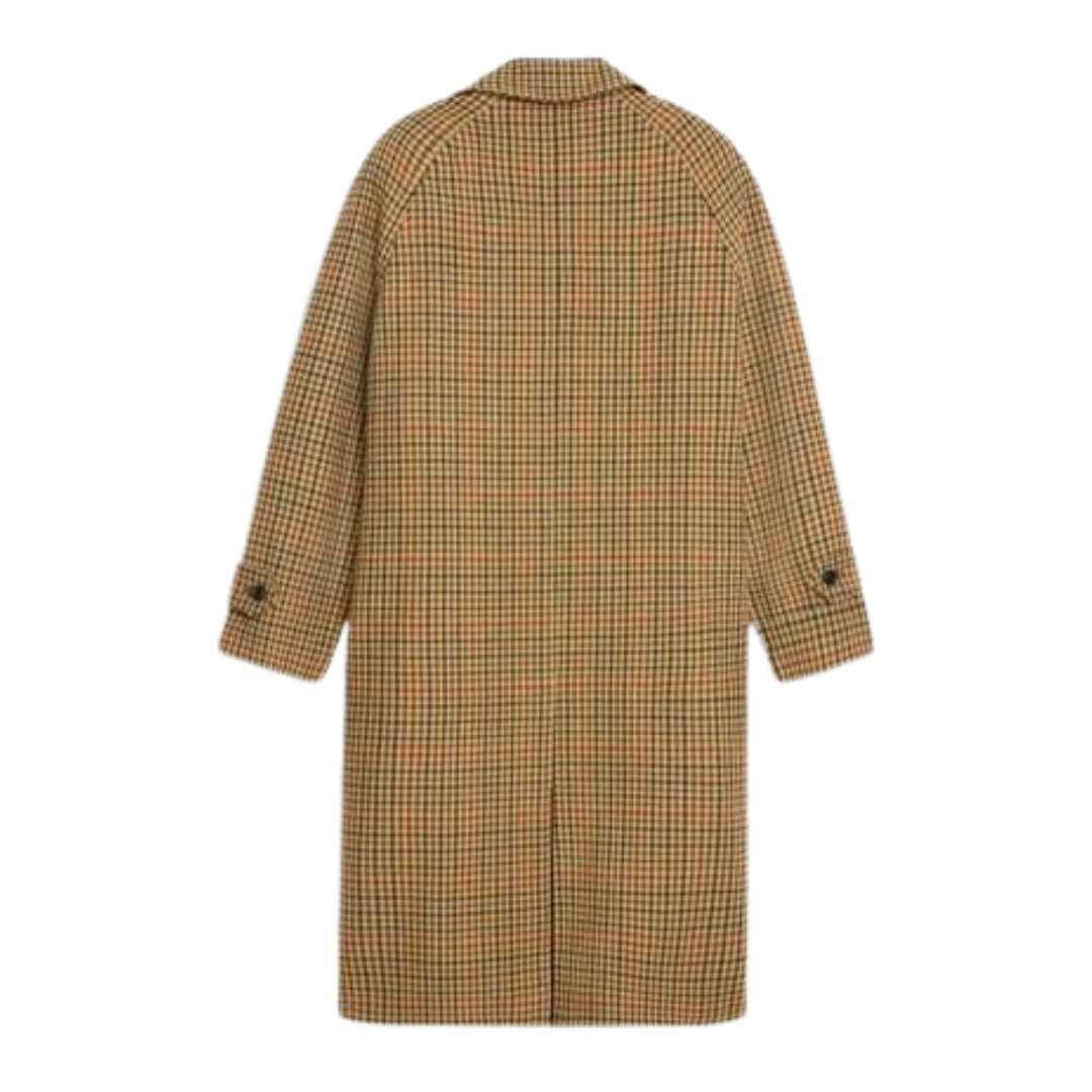 MAC COAT IN CHECKED WOOL 