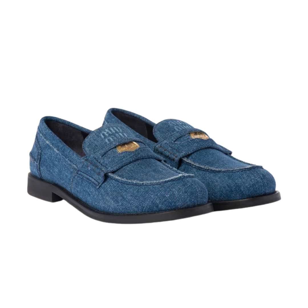 denim loafers