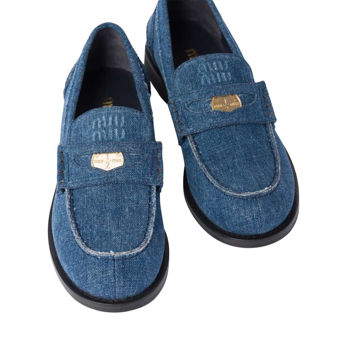 denim loafers