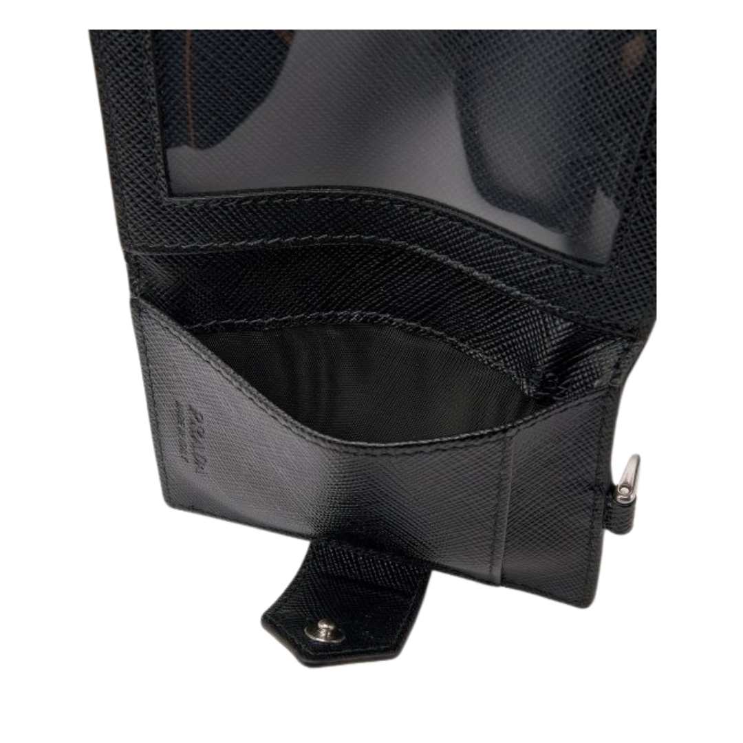 Men's Leather Card Holder - Black