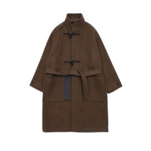 Bathrobe duffel coat