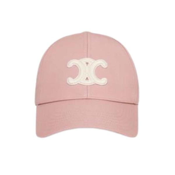 TRIOMPHE BASEBALL CAP IN COTTON VINTAGE PINK
