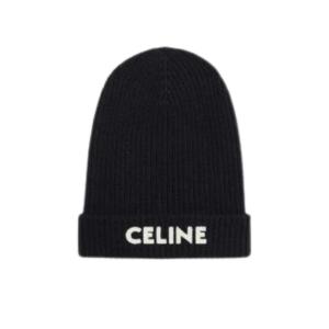 Bonnet Brode Logo Cashmere Beanie - Black