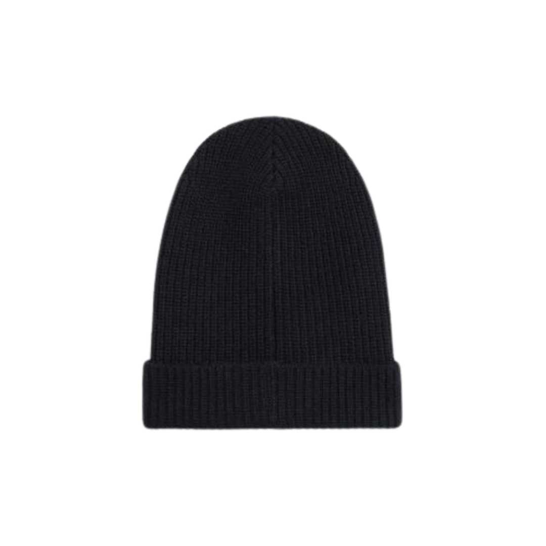 Bonnet Brode Logo Cashmere Beanie - Black