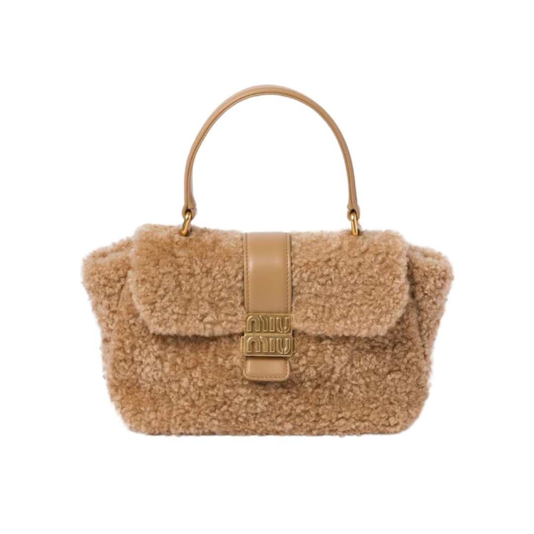 shearling handbag