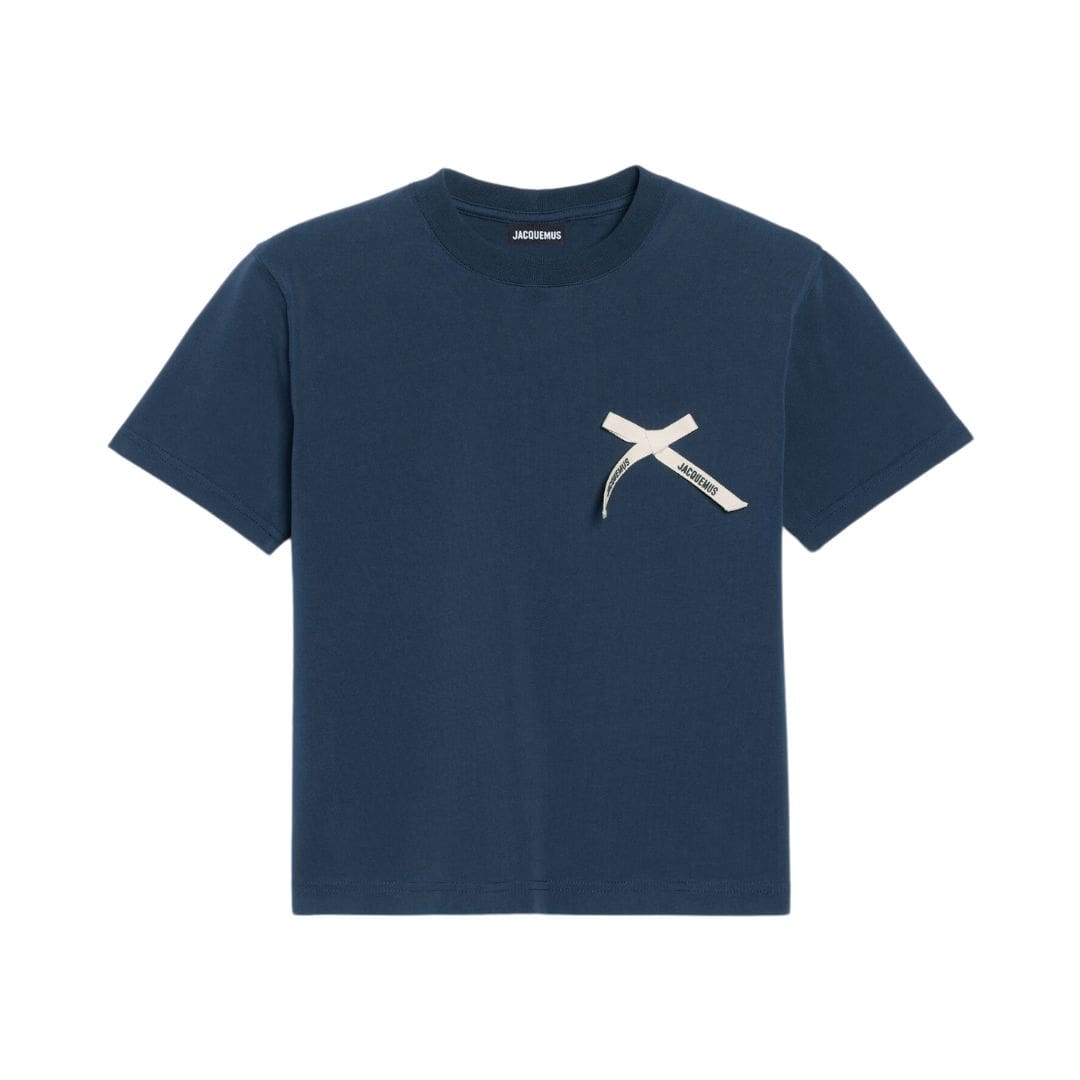 Jacquemus Le t-shirt Noeud Navy