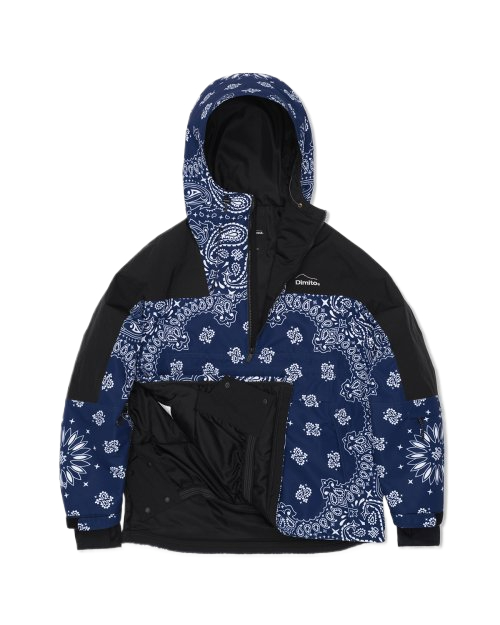 BLOCK MT JACKET PAISLEY NAVY