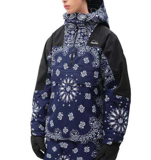 BLOCK MT JACKET PAISLEY NAVY