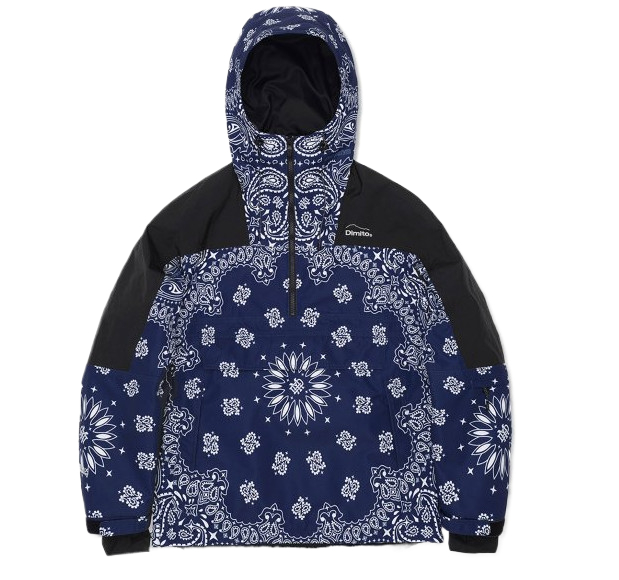 BLOCK MT JACKET PAISLEY NAVY