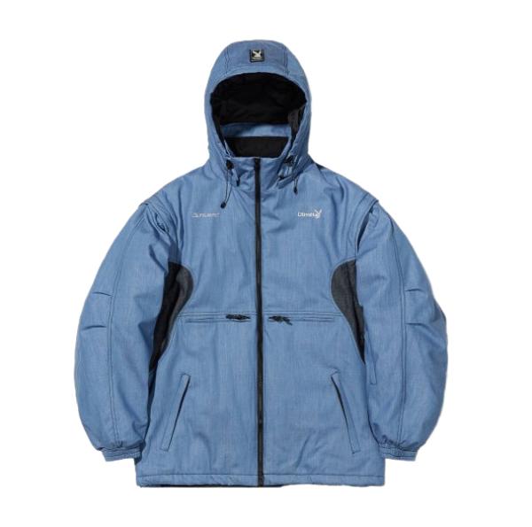 POLARTEC (PLAYBOY X DIMITO) DETACHABLE JACKET BLUE DENIM