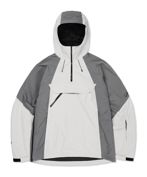 QUASAR 2L PULLOVER JACKET LIGHT GREY