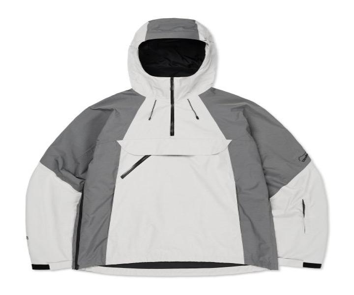 QUASAR 2L PULLOVER JACKET LIGHT GREY